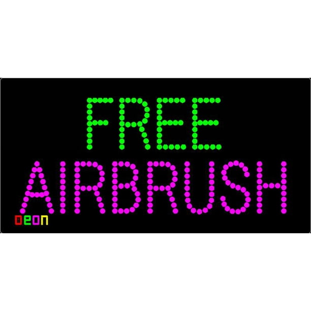 Free Airbrush Neon Sign 